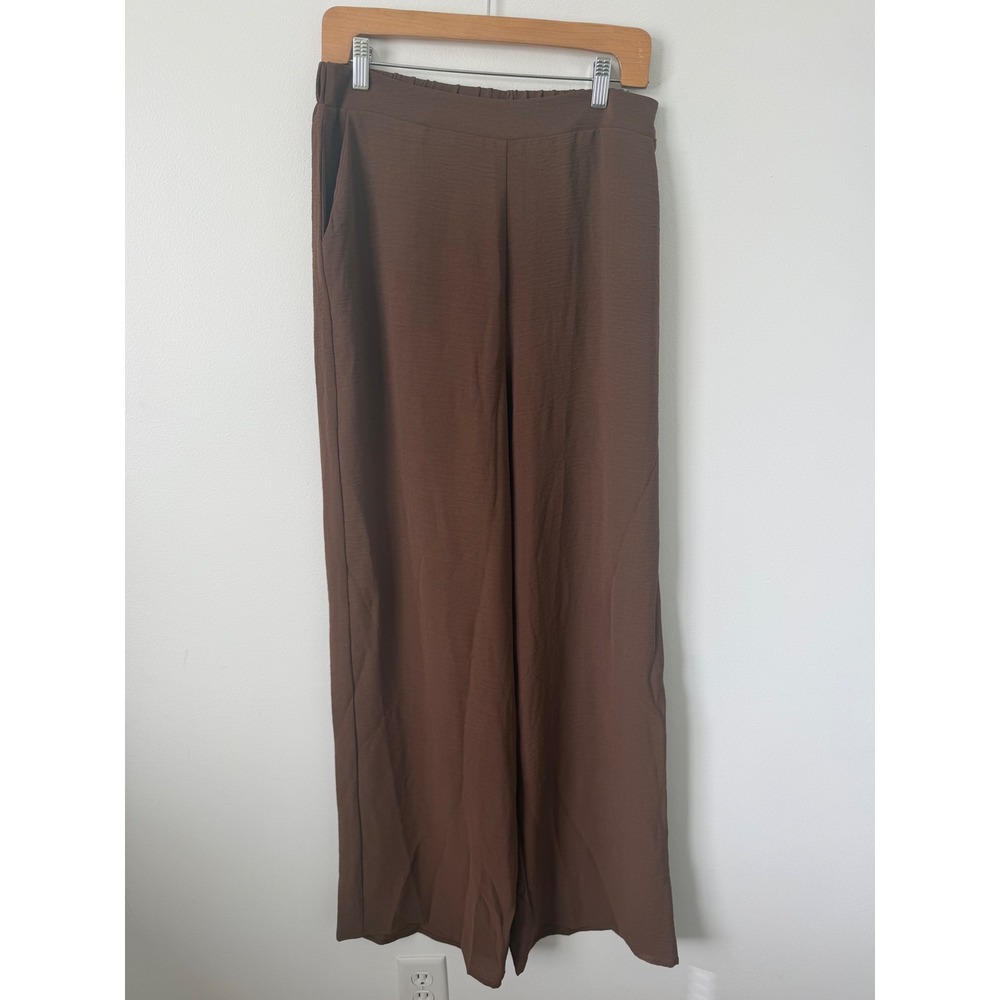 Timing Women's Wide Leg Pants – Brown – Size Large – NWT